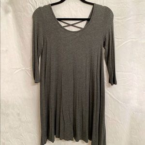 Contempo cross cross back dress